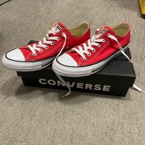 NWOT brand new red converse sneakers